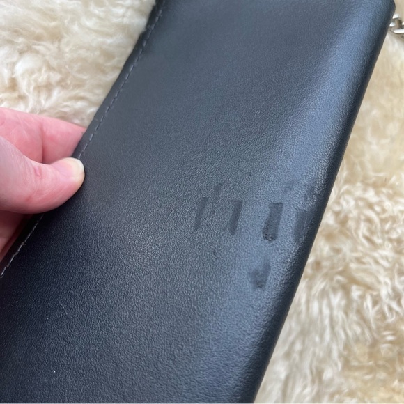 Vintage Harley  Davidson Black Leather Chain Biker Wallet - Picture 10 of 16